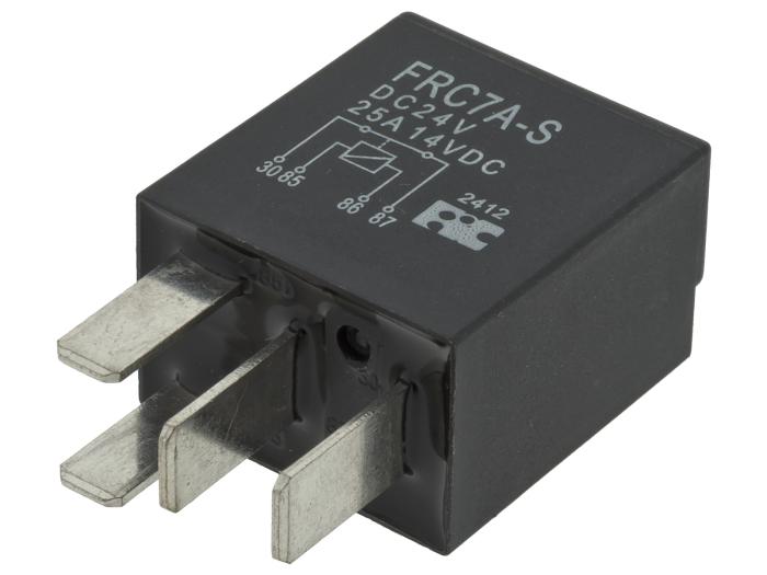 Fordonsrelä 24V 1-pol 25A NO @ electrokit (2 av 2)