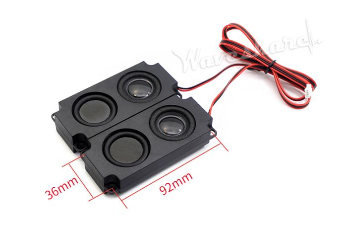 Miniature speaker stereo 8ohm 5W 100x45x31mm @ electrokit (3 of 3)