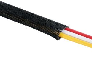 Kabelstrumpa ø8.0-12mm svart /m @ electrokit