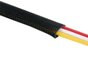 Kabelstrumpa ø8.0-12mm svart /m @ electrokit