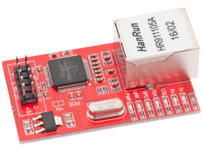 W5100 Ethernet module SPI @ electrokit (2 of 3)