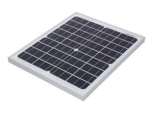 Solar Panel 20W - Monocrystalline @ electrokit