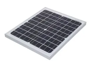 Solpanel 20W - Monokristallin @ electrokit