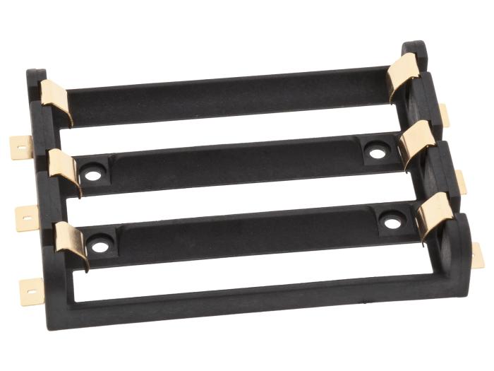Batterihållare 3x18650 PCB SMD @ electrokit (1 av 3)