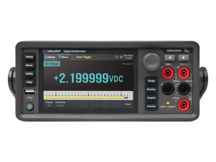 Bänkmultimeter 6½ siffra Siglent SDM4065A + 12-kan scanner @ electrokit (2 of 8)
