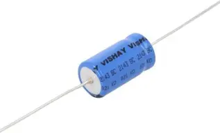 Elektrolytkondensator 220uF 40V axiell &oslash;10x18mm 2500h @ electrokit