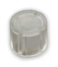 Knob transparent ø15x12.5mm @ electrokit