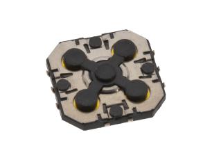 Joystick D-Pad navigationsknapp 5-v&auml;gs SMD @ electrokit