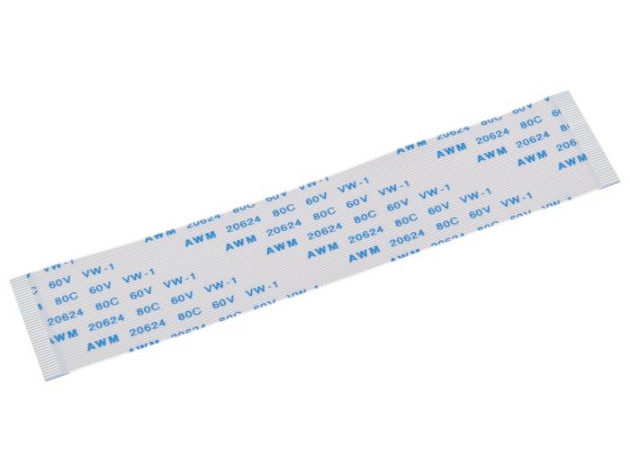 FPC-kabel 40-pol 0.5mm 100mm samma-sida @ electrokit (1 av 1)