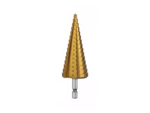 HSS step drill set 4-20mm - titanium coated @ electrokit