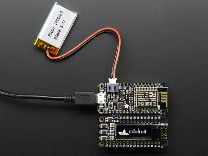 FeatherWing OLED - 128x32px @ electrokit (4 av 6)