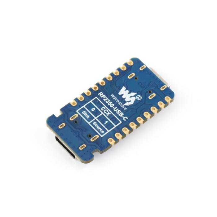 RP2350 2MB mini utvecklingskort med USB-host @ electrokit (5 av 7)