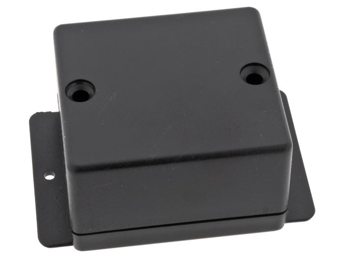 Enclosure FB32 60x66x41mm with flange black @ electrokit (1 of 3)