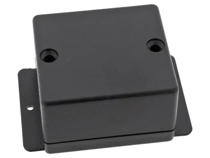 Apparatlåda FB32 60x66x41mm med fläns svart @ electrokit (1 av 3)