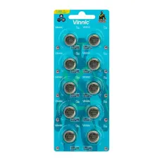 LR9 625A alkalisk knappcell 1.5V Vinnic 10-pack @ electrokit