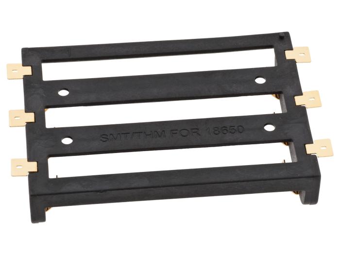 Batterihållare 3x18650 PCB SMD @ electrokit (2 av 3)