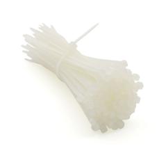 Cable tie 70 x 1.6mm polyamide &oslash;max 11mm white 100-pcs @ electrokit