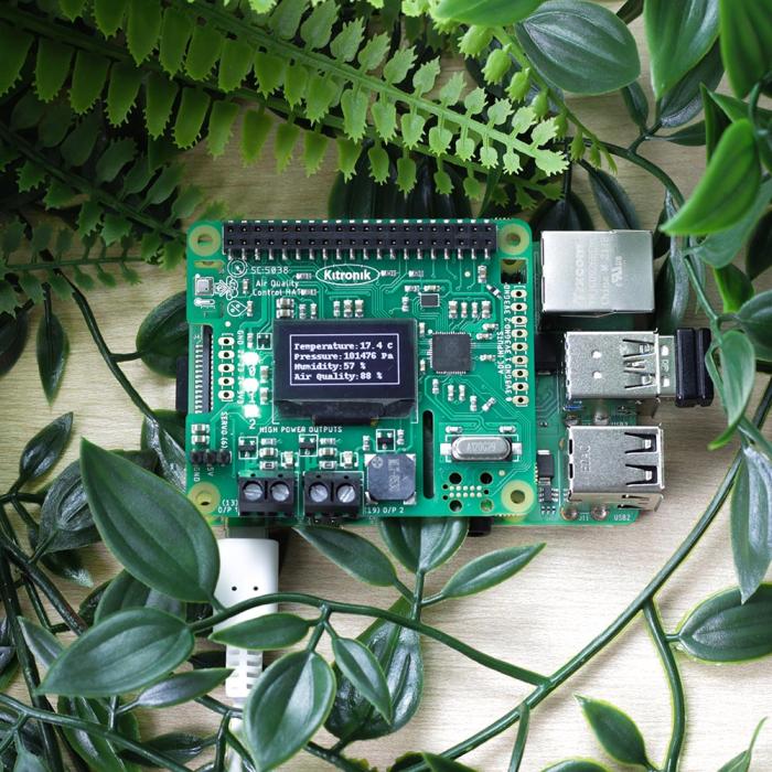 Kitronik Air Quality Control HAT @ electrokit (4 av 5)
