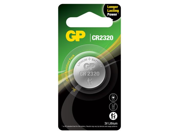 CR2320 batteri litium 3V GP @ electrokit (2 av 2)
