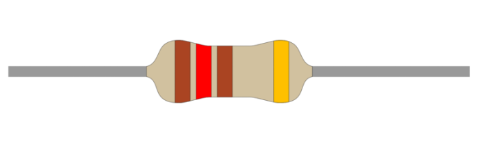 Resistor 1W 5% 120ohm (120R) @ electrokit (1 of 1)