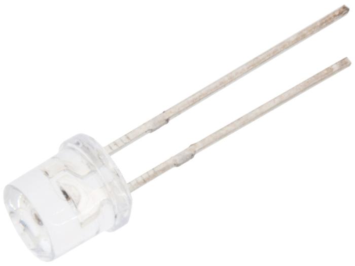 LED 5mm vit flat topp @ electrokit (1 av 2)