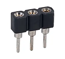 Komponenth&aring;llare 1x3-pol svarvade kontakter @ electrokit