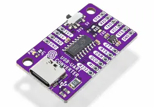 USB-C to UART (TTL) module 3.3/5V 6-pin with flow control @ electrokit