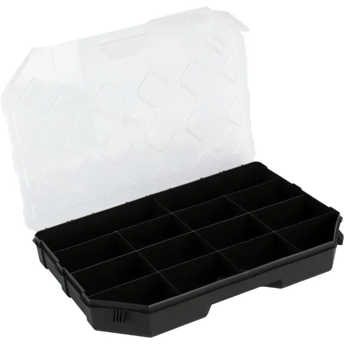 Assortment Box black/clear 284x195x40mm @ electrokit (3 of 3)