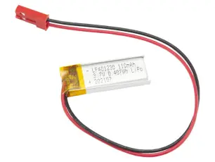 Batteri LiPo 3.7V 110mAh @ electrokit