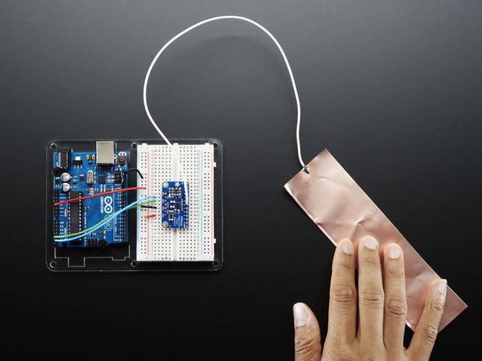 MPR121 Touchkontroller 12-kanaler I2C @ electrokit (6 av 6)