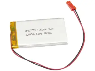 Batteri LiPo 3.7V 1350mAh - BEC @ electrokit