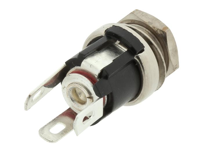 DC-jack 2.5/5.5mm brytare rund 60W @ electrokit (2 av 2)