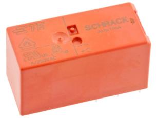 Relä RT314 48V 1-pol 16A - 250VAC/30VDC NO/NC @ electrokit