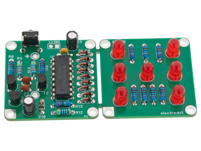 Elektronisk tärning 3V @ electrokit (3 av 3)