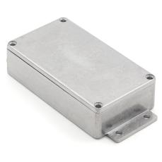 Aluminium enclosure die-cast flange 114x64x30mm IP66 @ electrokit