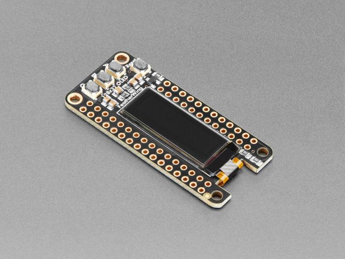 FeatherWing OLED - 128x32px @ electrokit (6 av 6)