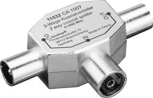 IEC-splitter hona till 2x hane @ electrokit