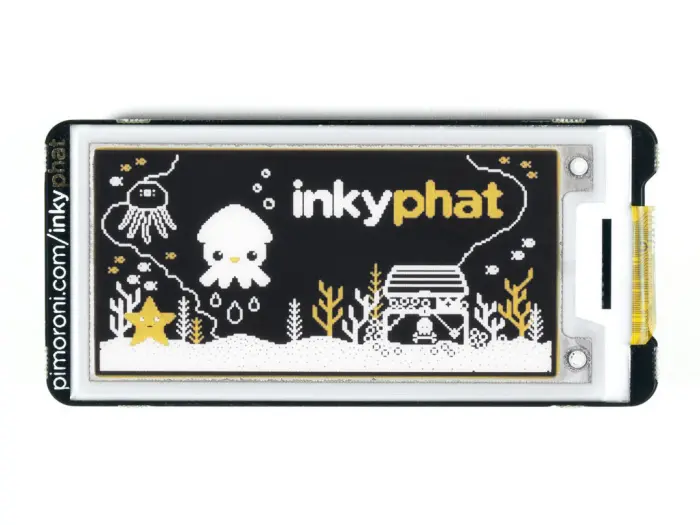 Inky pHAT - svart/vit/gul @ electrokit (1 av 2)