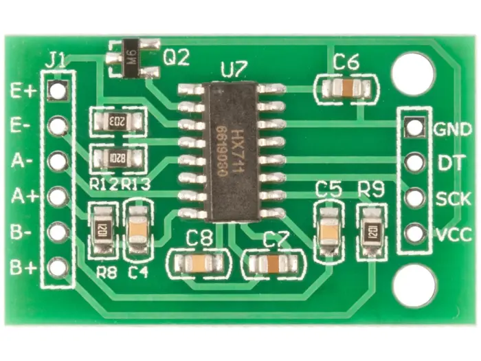 Load cell amplifier with 24bit ADC module - HX711 @ electrokit (2 of 4)