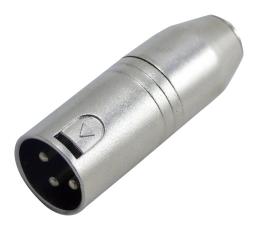 XLR-adapter 3-pol XLR hane till 3-pol XLR Mini hane @ electrokit