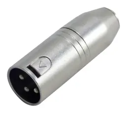 XLR-adapter 3-pol XLR hane till 3-pol XLR Mini hane @ electrokit