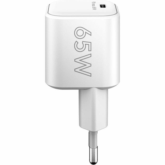 USB-C PD GaN laddare 65W vit @ electrokit (2 av 3)