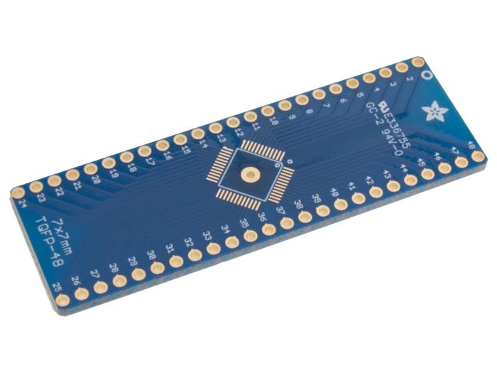 Adapterkort QFN-48 / TQFP-48 - DIP-48 @ electrokit (2 av 2)