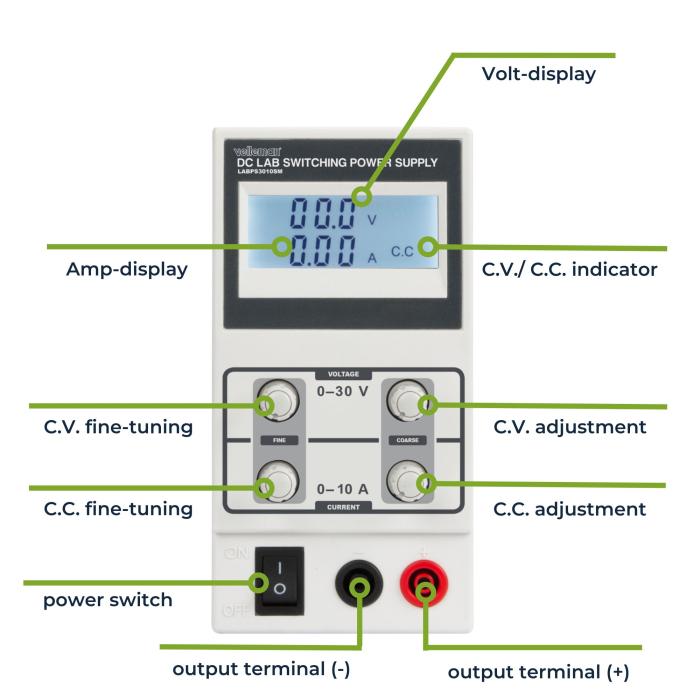 Labaggregat 0-30V 0-10A @ electrokit (3 av 4)