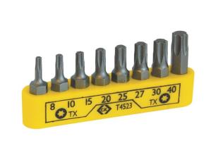 Bitssats 8st Torx TX08-TX40 @ electrokit