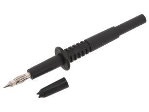Nålspets IC 4mm svart @ electrokit