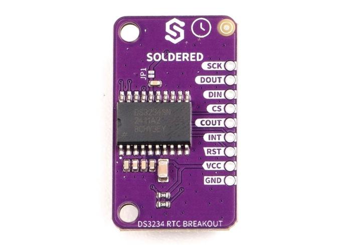 Real Time Clock RTC DS3234 - SPI @ electrokit (2 of 3)