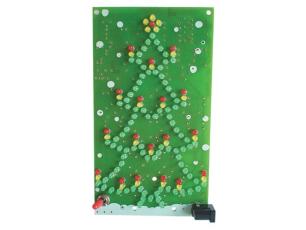 Luxury christmas tree 134 LEDs - soldering kit @ electrokit