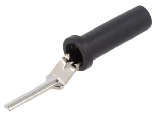 Bananjack 4mm hona till terminal svart @ electrokit