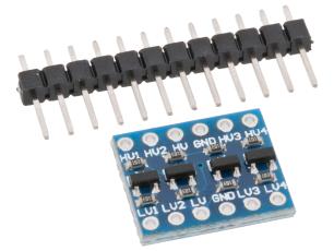 Logic level converter 4-ch Bi-directional 3.3V &lt;--&gt; 5V @ electrokit